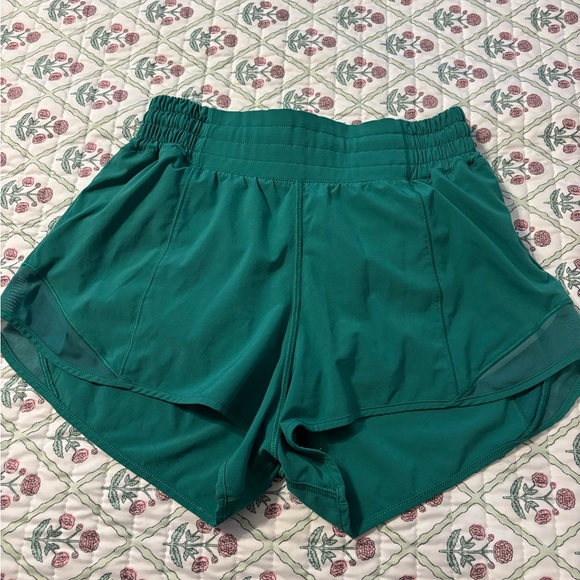 Lululemon Athletica Green Athletic Shorts - Picture 1 of 4